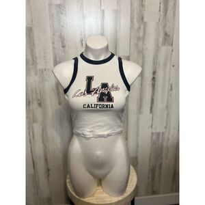 White crop top